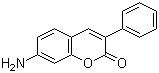 structure of CAS# 4108-61-6, 7-Amino-3-phenyl-2-benzopyrone