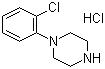 1-(2-Chlorophenyl)piperazine hydrochloride molecular structure (CAS 41202-32-8)