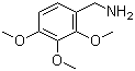 结构式 CAS# 41219-16-3, 2,3,4-三甲氧基苄胺