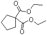 Diethyl 1,1-cyclopentanedicarboxylate molecular structure (CAS 4167-77-5)