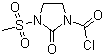 3-Chlorocarbonyl-1-methanesulfonyl-2-imidazolidinone molecular structure (CAS 41762-76-9)