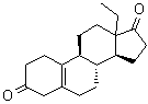 13-Ethylgon-5(10)en-3,17-dione molecular structure (CAS 4222-96-2)