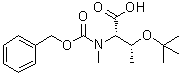O-(1,1-Dimethylethyl)-N-methyl-N-[(phenylmethoxy)carbonyl]-L-threonine molecular structure (CAS 42417-73-2)