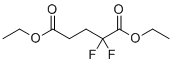 Diethyl 2,2-difluoropentanedioate molecular structure (CAS 428-97-7)