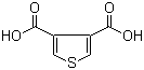 structure of CAS# 4282-29-5, 3,4-Thiophenedicarboxylic acid;Thiophene-3,4-dicarboxylic acid