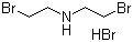 结构式 CAS# 43204-63-3, 双(2-溴乙基)胺氢溴酸盐
