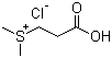 structure of CAS# 4337-33-1, (2-Carboxyethyl)dimethylsulfonium chloride