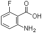 2-Amino-6-fluorobenzoic acid molecular structure (CAS 434-76-4)