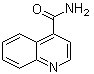 结构式 CAS# 4363-95-5, 4-喹啉甲酰胺