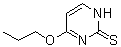 4-Propoxy-2(1H)-pyrimidinethione molecular structure (CAS 438219-92-2)