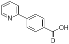 4-(2-Pyridyl)benzoic acid molecular structure (CAS 4385-62-0)