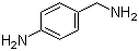结构式 CAS# 4403-71-8, 4-氨基苄胺; 对氨基苄胺