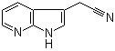 结构式 CAS# 4414-87-3, 3-(氰基甲基)吡咯并[2,3-b]吡啶