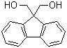 structure of CAS# 4425-93-8, 9H-Fluorene-9,9-dimethanol;(9H-Fluorene-9,9-diyl)dimethanol; 9,9-Bis(hydroxymethyl)fluorene; NSC 402230
