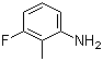 structure of CAS# 443-86-7, 3-Fluoro-2-methylaniline;3-Fluoro-2-methylbenzeneamine; 3-Fluoro-o-toluidine