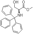 N-Trityl-L-serine methyl ester molecular structure (CAS 4465-44-5)