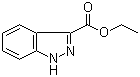 结构式 CAS# 4498-68-4, 1H-吲唑-3-羧酸乙脂