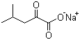 Sodium ketoisocaproate molecular structure (CAS 4502-00-5)