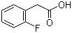 2-Fluorophenylacetic acid molecular structure (CAS 451-82-1)