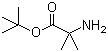 structure of CAS# 4512-32-7, tert-Butyl 2-amino-2-methylpropanoate;2-Amino-2-methylpropionic acid tert-butyl ester