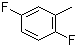 2,5-Difluorotoluene molecular structure (CAS 452-67-5)
