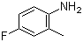 4-Fluoro-2-methylaniline molecular structure (CAS 452-71-1)