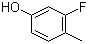 结构式 CAS# 452-78-8, 3-氟-4-甲基苯酚