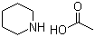 Piperidinium acetate molecular structure (CAS 4540-33-4)