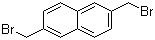 2,6-双(溴甲基)萘分子结构 (CAS 4542-77-2)