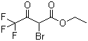 structure of CAS# 4544-43-8, Ethyl 2-bromo-4,4,4-trifluoro-3-oxobutanoate;2-Bromo-4,4,4-trifluoro-3-oxobutyric acid ethyl ester; 2-Bromo-4,4,4-trifluoro-3-oxobutanoic acid ethyl ester