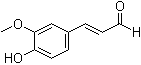3-(4-Hydroxy-3-methoxyphenyl)-2-propenal molecular structure (CAS 458-36-6)