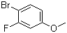 4-Bromo-3-fluoroanisole molecular structure (CAS 458-50-4)