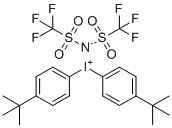 Bis-(4-tert-butylphenyl)-iodonium bis(trifluoromethylsulfonyl)imide molecular structure (CAS 460731-32-2)