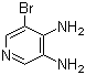 5-溴-3,4-二氨基吡啶分子结构 (CAS 4635-08-9)