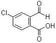 4-Chloro-2-formylbenzoic acid molecular structure (CAS 4657-56-1)