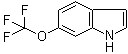 结构式 CAS# 467451-91-8, 6-三氟甲氧基-1H-吲哚