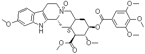Reserpine N-oxide molecular structure (CAS 474-48-6)