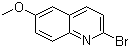 结构式 CAS# 476161-59-8, 2-溴-6-甲氧基喹啉
