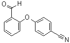 4-(2-甲酰基苯氧基)苯甲腈分子结构 (CAS 478043-88-8)