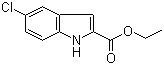结构式 CAS# 4792-67-0, 5-氯吲哚-2-羧酸乙酯