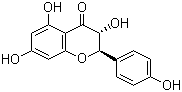structure of CAS# 480-20-6, Dihydrokaempferol;(2R,3R)-2,3- Dihydro-3,5,7-trihydroxy-2-(4-hydroxyphenyl)-4H-1-benzopyran-4-one