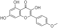 3,5,7-Trihydroxy-2-(4-methoxyphenyl)-4H-1-benzopyran-4-one molecular structure (CAS 491-54-3)