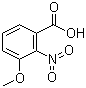 2-Nitro-3-methoxybenzoic acid molecular structure (CAS 4920-80-3)