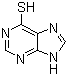 structure of CAS# 50-44-2, 6-Mercaptopurine ;1,7-Dihydro-6H-purine-6-thione; 3H-Purine-6-thiol; 6-Thioxopurine; 7-Mercapto-1,3,4,6-tetrazaindene