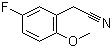 结构式 CAS# 501008-41-9, 5-氟-2-甲氧基苯乙腈