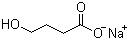 结构式 CAS# 502-85-2, 4-羟基丁酸钠盐
