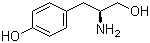 结构式 CAS# 5034-68-4, L-酪氨醇