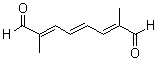 结构式 CAS# 5056-17-7, (E,E,E)-2,7-二甲基-2,4,6-辛三烯-1,8-二醛