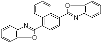 结构式 CAS# 5089-22-5, 荧光增白剂 367; 1,4-二(苯并噁唑-2-基)萘; 荧光增白剂 KCB