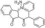 2-Diphenylacetyl-1,3-indandione-1-hydrazone molecular structure (CAS 5102-79-4)